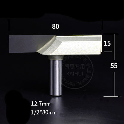 Bottom cleaning router bit for flattening and dado work