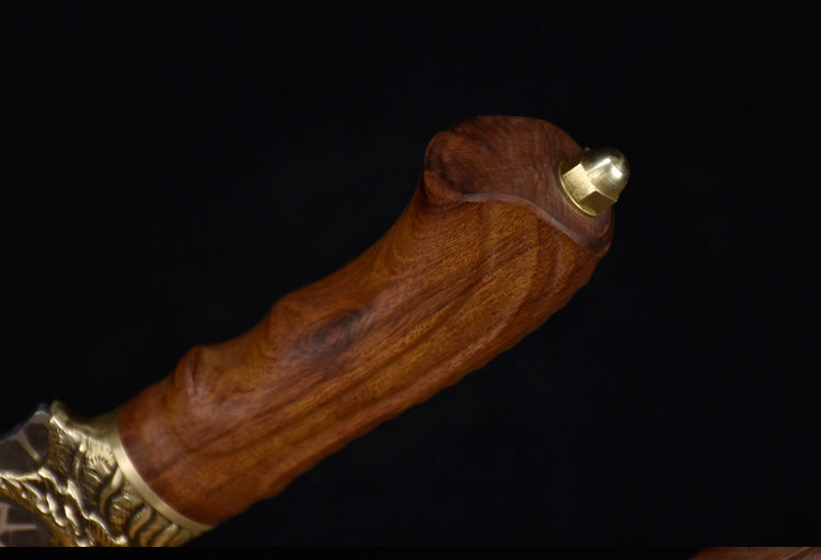 Hand forged boning knife with rosewood handle